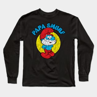 Vintage Papa Smurf Long Sleeve T-Shirt